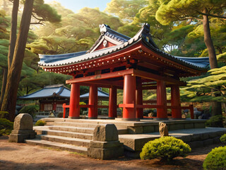 Fototapeta premium pavilion in the park