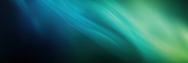 Fototapeta premium Dark Green and Blue Gradient Background