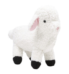 white sheep toy on PNG