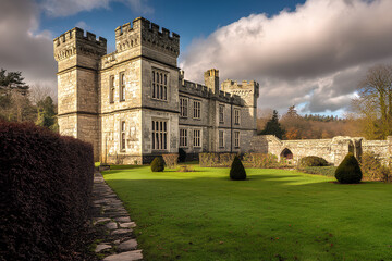 Fototapeta premium Leeds Castle Mansion architecture castle building