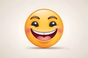 Fototapeta premium happy smiley emoji 