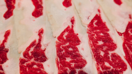 Marbled Beef Slices