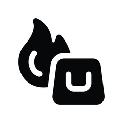 hot sale icon. vector glyph icon for your website, mobile, presentation, and logo design.