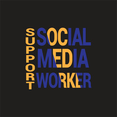 Unique typography t shirt design 