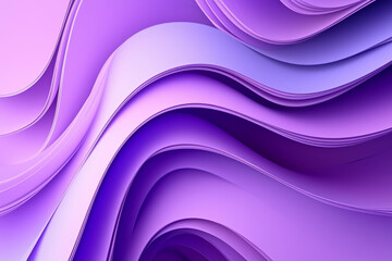A smooth, flowing design of layered purple waves creating a visually appealing abstract background.