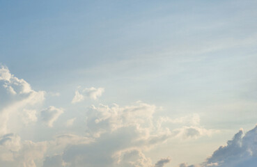 Clouds in the sky, beautiful landscape concept of nature and copy space