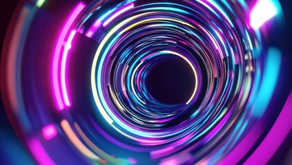 Obraz premium Abstract Neon Lights Background