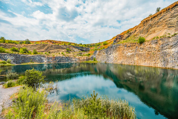 Volcano of Romania. The Racos volcano is the oldest volcano in the region transylvania. Vulcanul Racos