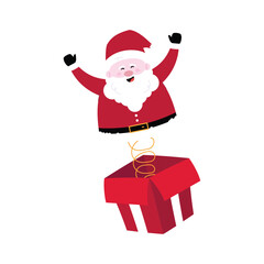 Santa claus design with transparent background. Santa claus PNG.