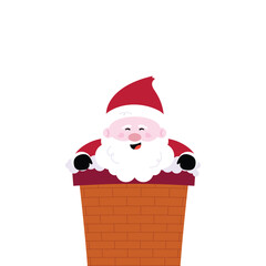 Santa claus design with transparent background. Santa claus PNG.