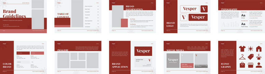 Vesper - Fashion Brand Guideline Template