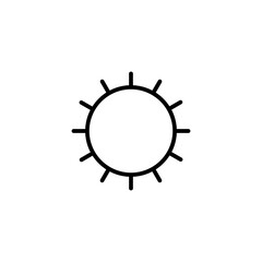sun line icon