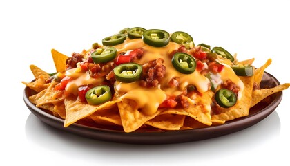 Nachos with Cheese and Jalapenos
