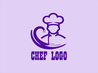 Professional Chef Vector Logo Master Chef Symbol with a Modern Touch, Elegant Logo with Creative Kitchen Artist Chef Hat