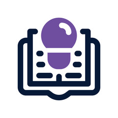 knowledge icon. vector dual tone icon for your website, mobile, presentation, and logo design.