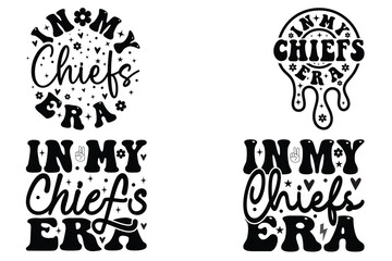 In my chiefs' era SVG bundle T-shirt, Wavy Stacked SVG, SVG Quotes Vintage, SVG T-shirt Design, Typography SVG, SVG t-shirt, Trendy t-Shirt, retro wavy SVG, SVG design bundle, Custom SVG Shirt