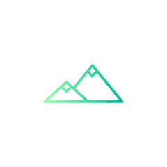 mountain gradient icon