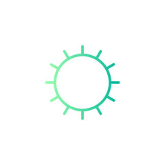 sun gradient icon