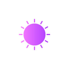 sun gradient icon