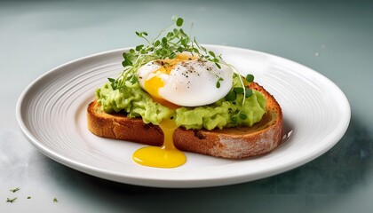 Avocado Toast with Poached Egg
