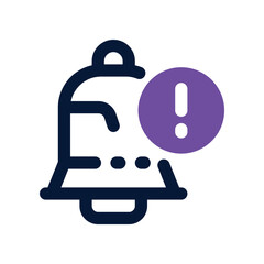 Obraz premium notification icon. vector dual tone icon for your website, mobile, presentation, and logo design.