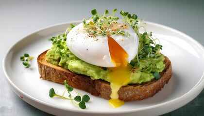 Avocado Toast with Poached Egg