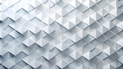 White geometric square background in paper art style. Use for banners, website covers, and print ads. Modern abstract background with 3d white paper art-style texture.