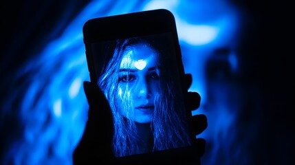 Close-up of smartphone screen with privacy lock icon and hand partially covering it, highlighting the significance of phone security and personal data protection