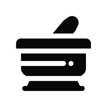 recommend clip art: mortar icon. vector glyph icon for your website, mobile, presentation, and logo design.