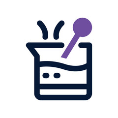 flask icon. vector dual tone icon for your website, mobile, presentation, and logo design.