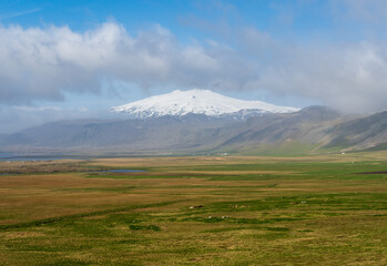 Fototapeta premium The Snæfellsjökull Glacier in Iceland