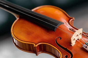 Obraz premium Close-up of a classic violin