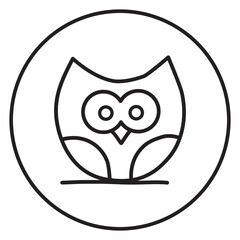 Owl Icon Line