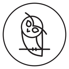 Owl Icon Line