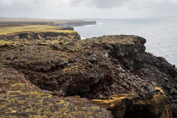 Londrangar Basalt Cliffs (Hellnar) in Iceland