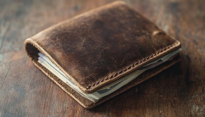 Old, rustic books with cracked leather covers, representing classic literature.