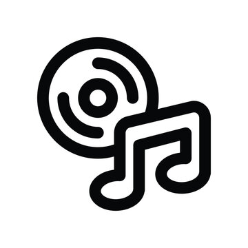 recommend clip art: vinyl icon. vector line icon for your website, mobile, presentation, and logo design.