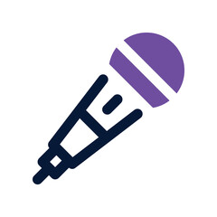 microphone icon. vector dual tone icon for your website, mobile, presentation, and logo design.