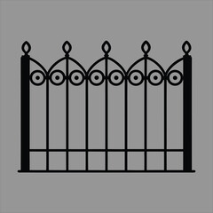 wrought fence