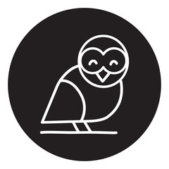 Owl Icon Rounded
