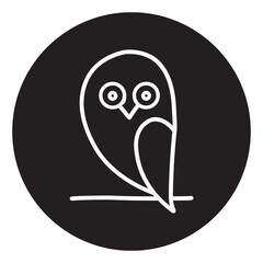 Owl Icon Rounded