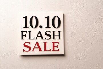 Fototapeta premium Urban Elegance: The 10.10 FLASH SALE Experience