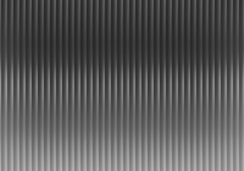 Obraz premium Ribbed translucent glass texture. Abstract black and white gradient background. Plastic or acrylic glass effect. Vector illustration