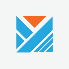 Letter M logo. Logo can be used for icon, brand, identity, monogram, concept ad etc