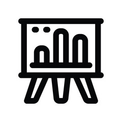 analytic icon. vector line icon for your website, mobile, presentation, and logo design.