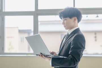 ＰＣとビジネスマン