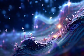 background with glowing lights