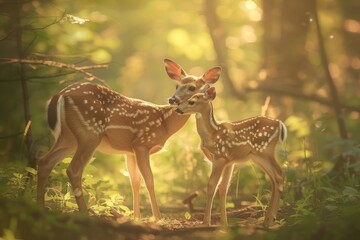 Obraz premium deer in the forest
