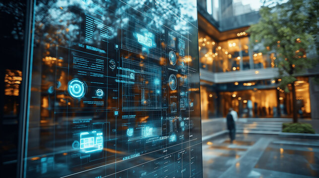Modern digital illustration of an interactive cloud computing cost dashboard, highlighting key features of cost efficiency, Ai	
