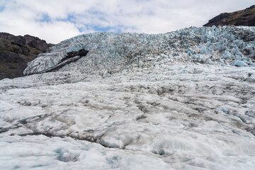 Naklejka premium The Fláajökull Glacier in Iceland